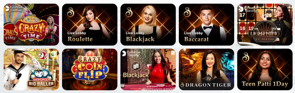 Juegos de casino en vivo VULKANBET CASINO
