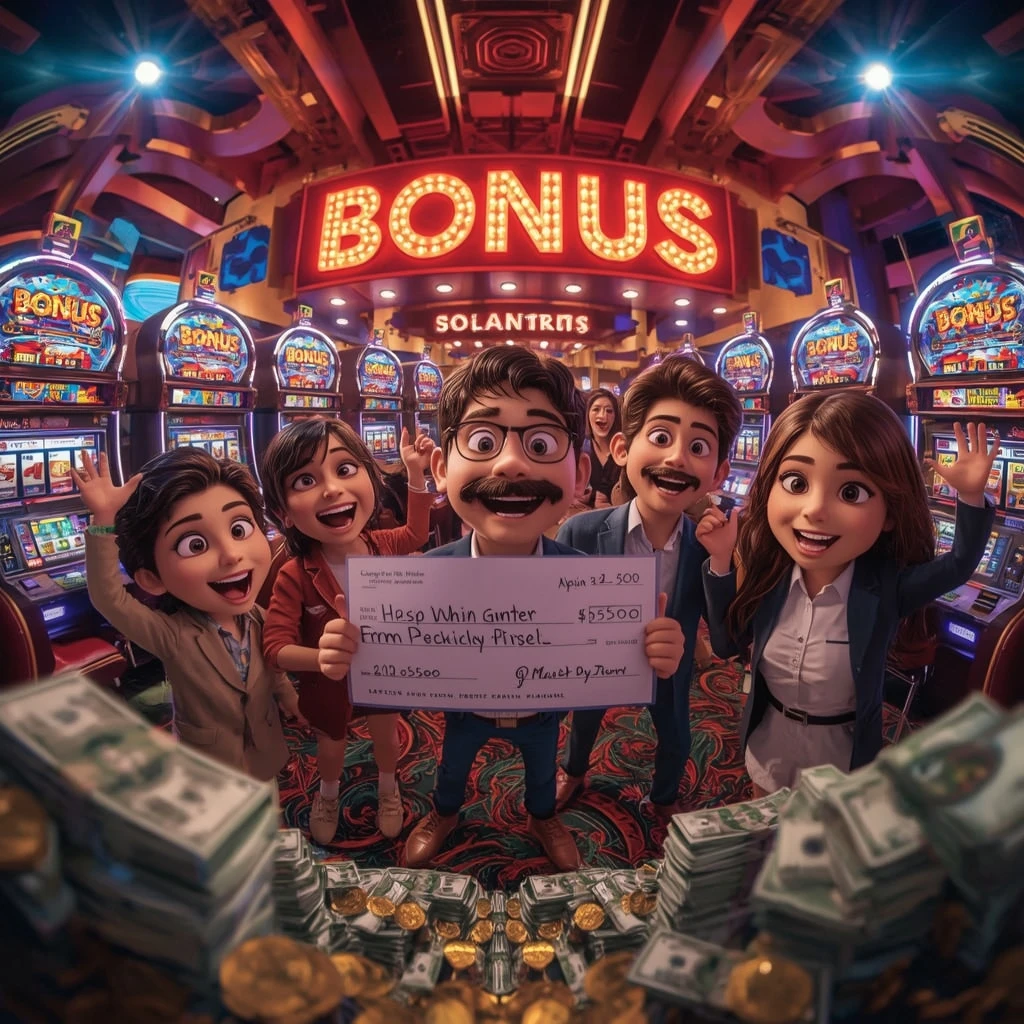 bono en manos del hombre en el casino VULKANBET CASINO